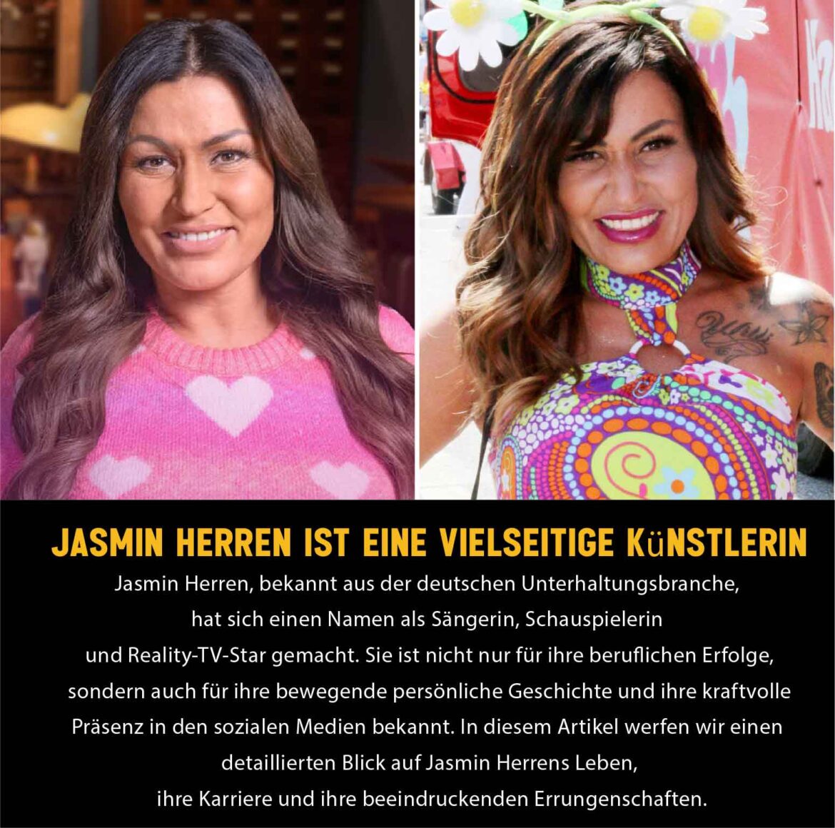 Die inspirierende Reise von Jasmin Herren: Einblick in ihr Leben und ihre Karriere