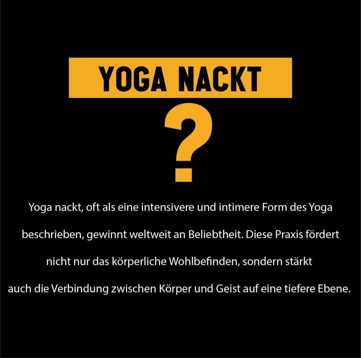 Yoga nackt: Ein umfassender Leitfaden