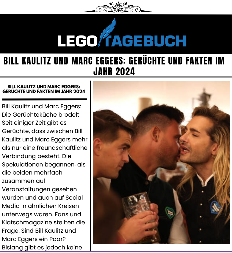 Bill Kaulitz und Marc Eggers: Gerüchte und Fakten im Jahr 2024