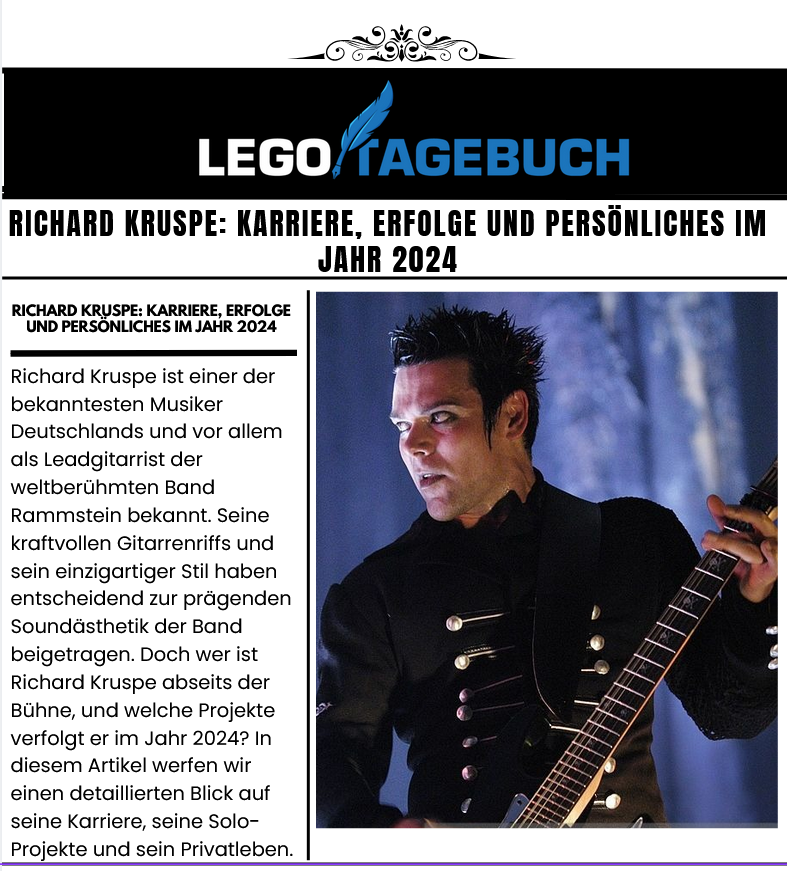 Richard Kruspe: Karriere, Erfolge und sein Leben im Jahr 2024