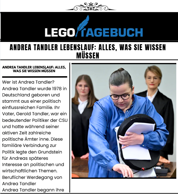 Andrea Tandler Lebenslauf: Werdegang, Karriere und Maskenaffäre