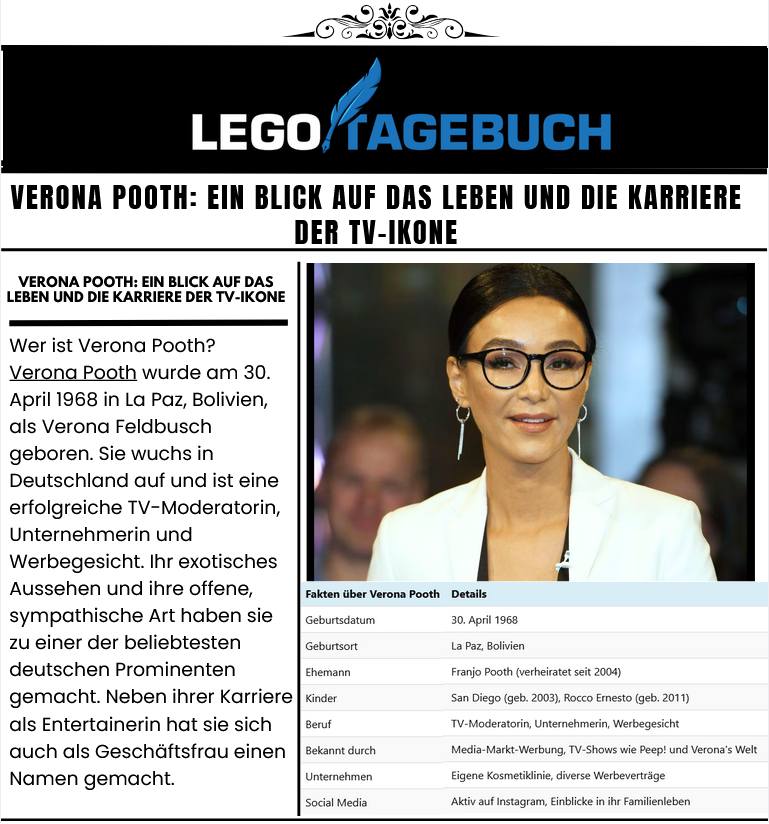 Verona Pooth: Karriere, Familie und Erfolge der TV-Ikone bis 2024