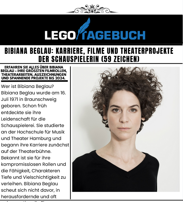 Bibiana Beglau: Karriere, Filme und Theaterprojekte der Schauspielerin (59 Zeichen)